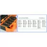 Kit Tournevis Jakemy JM-8139