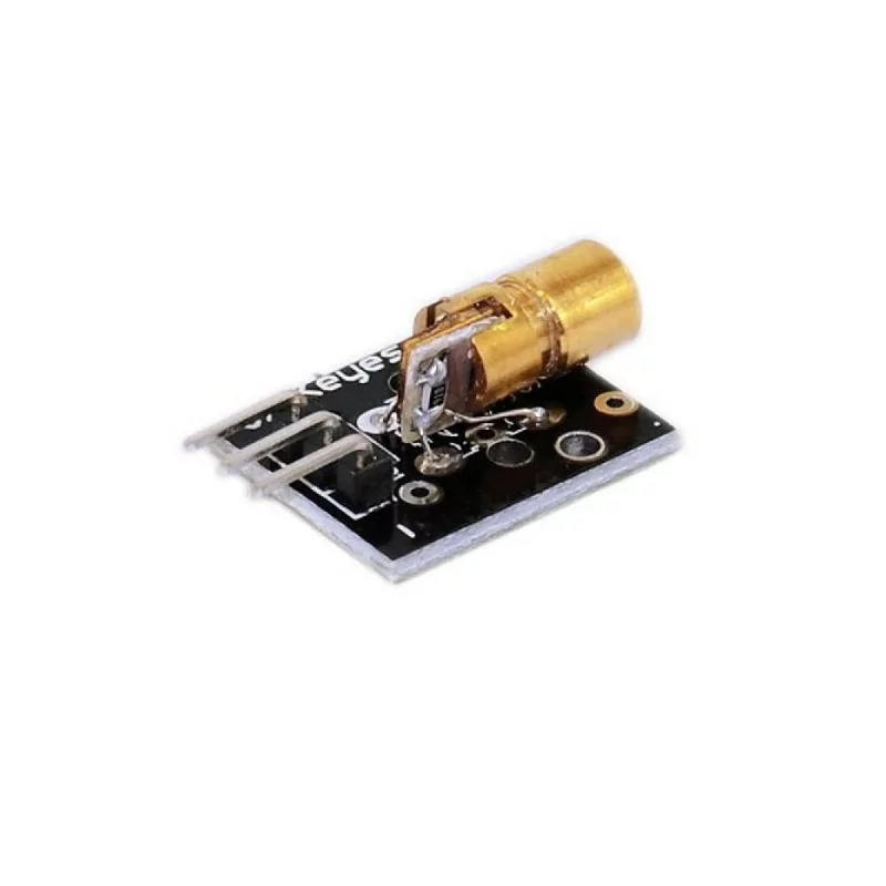 KY-008 650nm Laser sensor Module 6mm 5V 5mW Red Laser Dot Diode Copper Head for Arduino