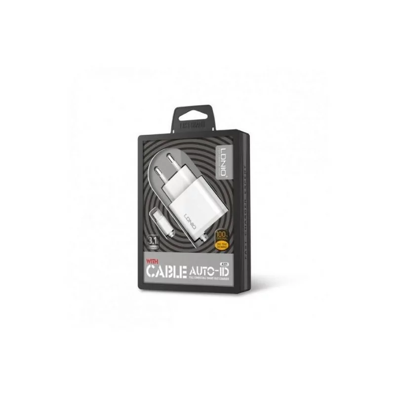 Ldnio Chargeur - Fast Charge Type C A321 3.1A 2Usb