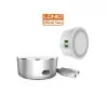 Ldnio Chargeur Mural - A2208 - 2 sorties USB avec Lampe LED - Argent