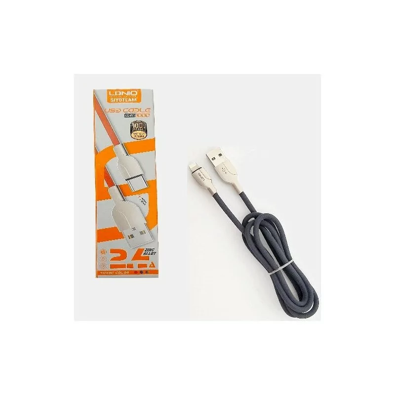 Ldnio Câble Lightning - Ls411 2.4A - Fast Charge - Renforcé