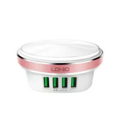 LDNIO A4406 4 ports prise chargeur USB adaptateur mural téléphone portable dispositif de chargement de données universel