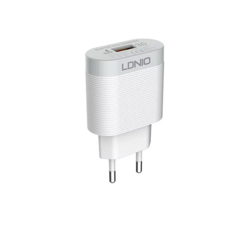 Chargeur rapide USB Type C LDNIO A303Q QC3.0 sans cable