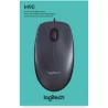 Souris filaire Logitech M90 USB noire