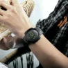 SKMEI Montre intelligente de suivi de la condition physique résistante à l'eau 5ATM pour hommes