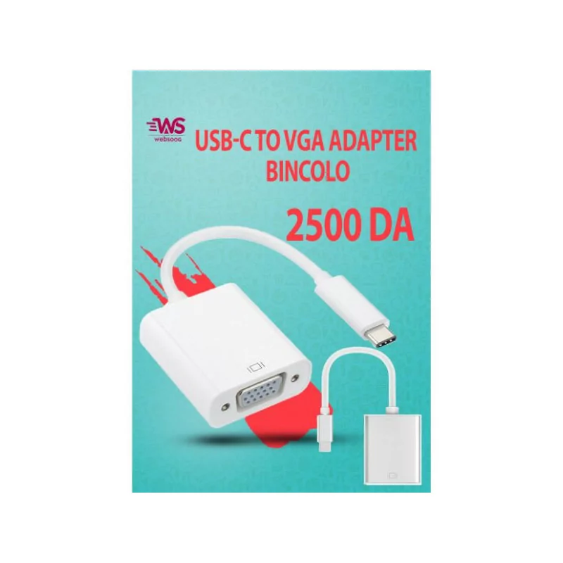 Dongle TYPE-C à VGA MT-A2