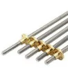 1050mmT-type Stepper Motor Trapezoidal Lead Screw 8MM Thread T8 For 3D Printer & CNC