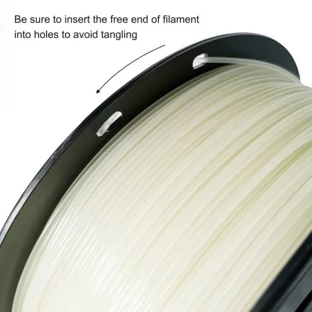 PLA Glow in the dark Colors 1kg / rouleau Bleu Rouge Vert Blanc