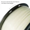 PLA Glow in the dark Colors 1kg / rouleau Bleu Rouge Vert Blanc