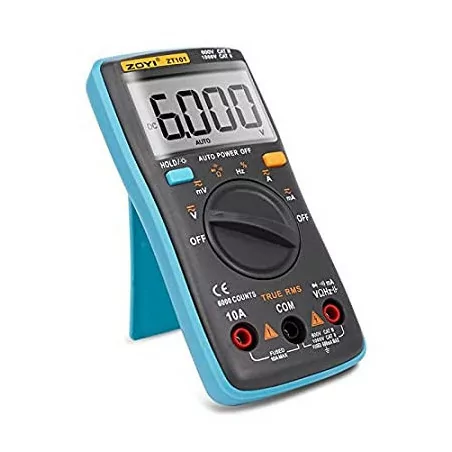 ZOYI MULTIMETRE ZT102 Digital Multimeter auto range 6000 counts AC/DC Ammeter True RMS multimeter lcd