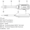 Mastech MS8910 Smart SMD RC المقاومة مقياس السعة اختبار المسح التلقائي مع 2 دبابيس اختبار النسخ الاحتياطي