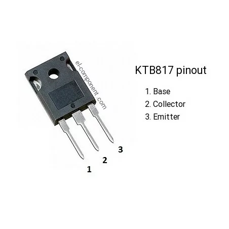 Transistor KTB817, PNP