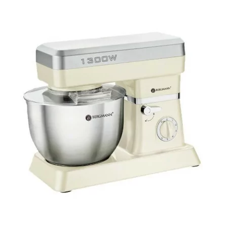 Pétrin Bergmann 6.2L 1300w 3 couleurs Rouge, silver ou cream