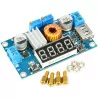 DC-DC XL4015 adjustable step-down Voltage Constant Current module 5A 75w with 4 bits digital display voltmeter & USB Output