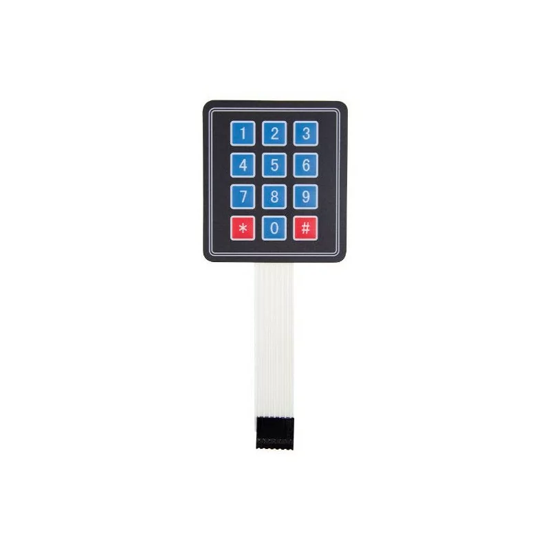 4*3 membrane switch matrix keypad