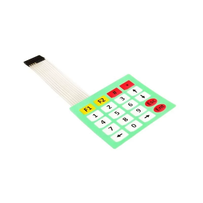 4x5 20 Key Matrix Membrane Switch Keypad Keyboard