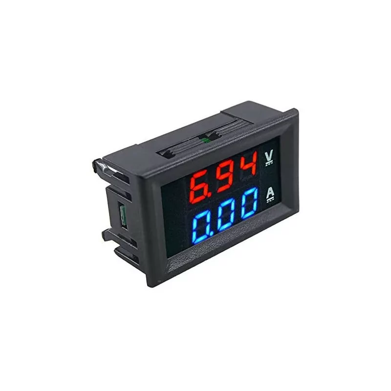 0.28" 100V 10A/50A Dual LED Voltmeter Ammeter Blue+Red