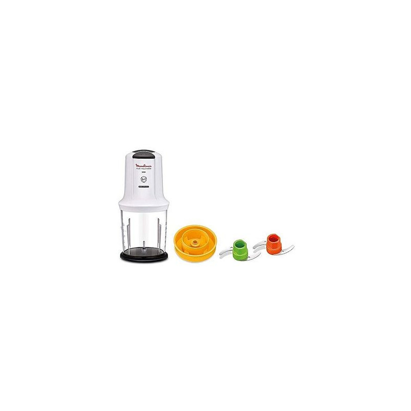 Hachoir Moulinex Moulinette Essential 300W - Bol 400 Ml, 4 Lames Inox, Facile à Nettoyer