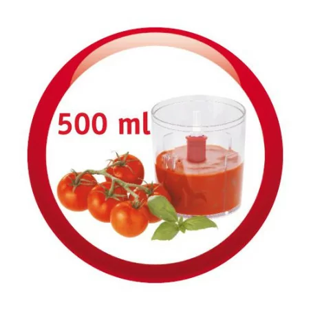 Moulinex Mini Hachoir Électrique - Multi Moulinette - AT714G32 - 3en1 - Rouge 2