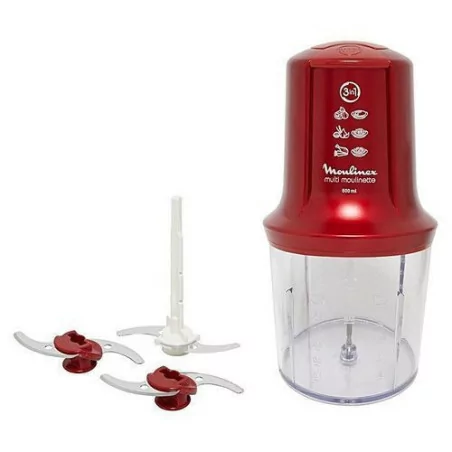 Moulinex Mini Hachoir Électrique - Multi Moulinette - AT714G32 - 3en1 - Rouge 3