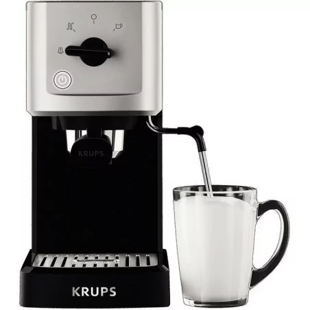 KRUPS CAFETIÈRE KRUPS XP344010,EXPRESSO THERMOBLOCK 15 BARS- NOIR/GRIS 4