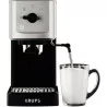 KRUPS CAFETIÈRE KRUPS XP344010,EXPRESSO THERMOBLOCK 15 BARS- NOIR/GRIS