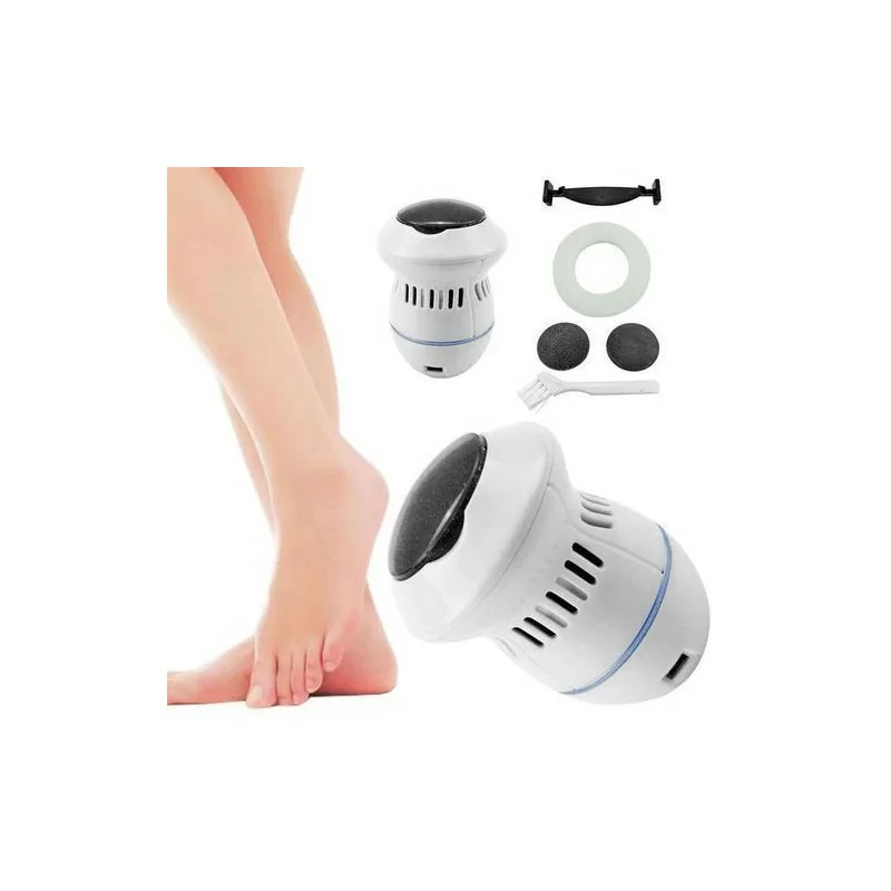 Pedi Pro Râpe Électrique Express À Pieds Pour Traiter Les Callosités - Blanc