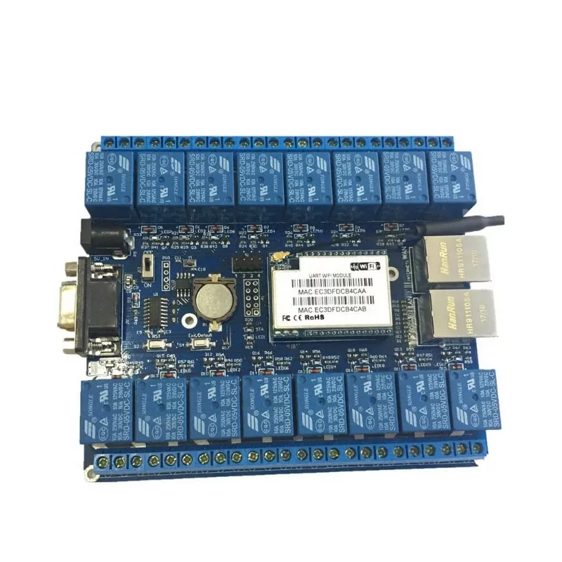 5V 16 قناة WIFI Relay Board HLK-SW16 وحدة التحكم عن بعد الذكية لنظام Android IOS