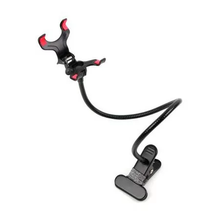 Support Flexible Pour Babyphone – Fixation Sur Lit Ou Meuble – Tube En Col De Cygne Réglable – Compatible La Plupart Des Modèles