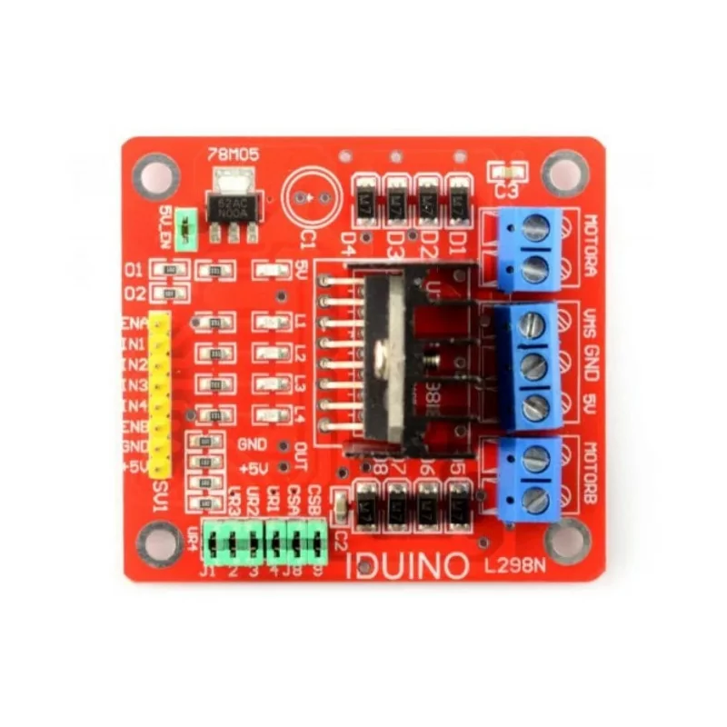 L298N Dual H Bridge DC Stepper Motor Driver Board