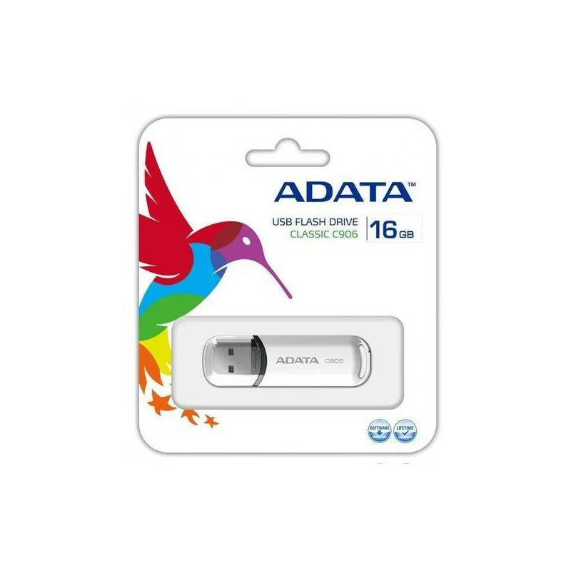Flash Disque ADATA C906 - Capacités Multiples 4GB/8GB/16GB/32GB/64GB, USB 2.0, Design Élégant