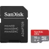 SanDisk Ultra microSD avec adaptateur SD