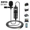 Microphone à revers Lavalier pour Smartphone BOYA BY-M1