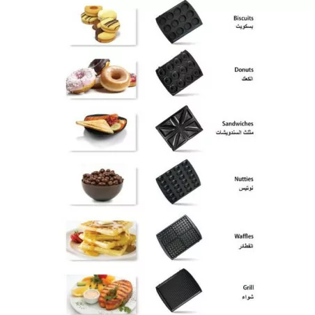 Panineuse Multi Grill 7 En 1 Sonashi Sonashi SSM-862 2