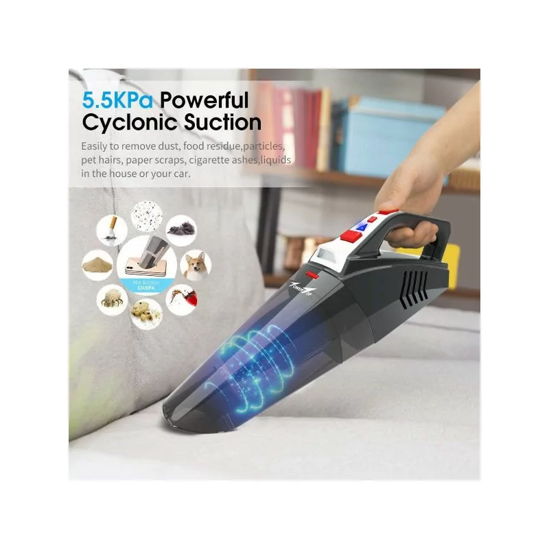 Aspirateur portatif original Tower Top rechargeable (+2500 mAh)