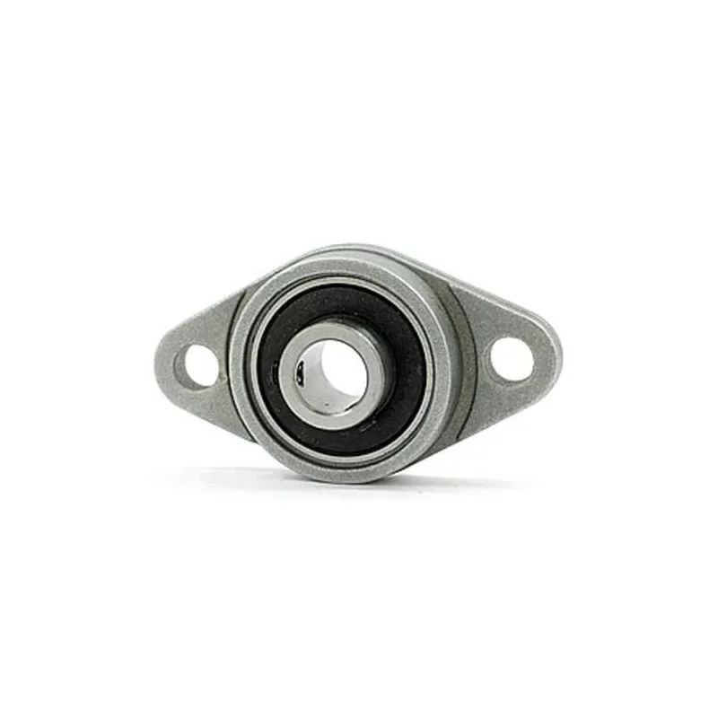 KFL001 12mm Dia Bore Aluminum Alloy Self-Aligning Flange Bearing Oval Pillow Block