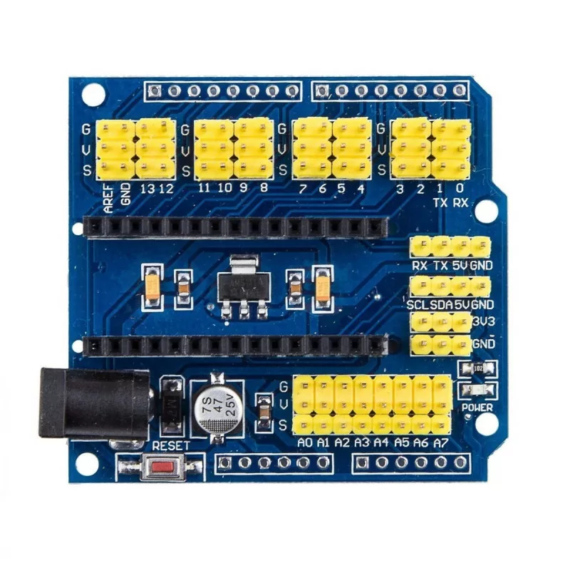 Arduino Nano V3.0 Prototype Shield I/O Extension Blue