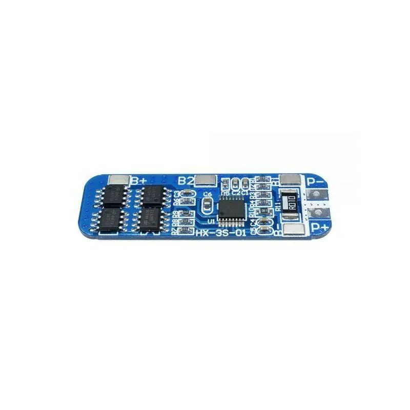 3S 12V 18650 10A BMS CHARGER LI-ION LITHIUM BATTERY PROTECTION BOARD CIRCUIT BOARD 10.8V 11.1V 12.6V BLUE