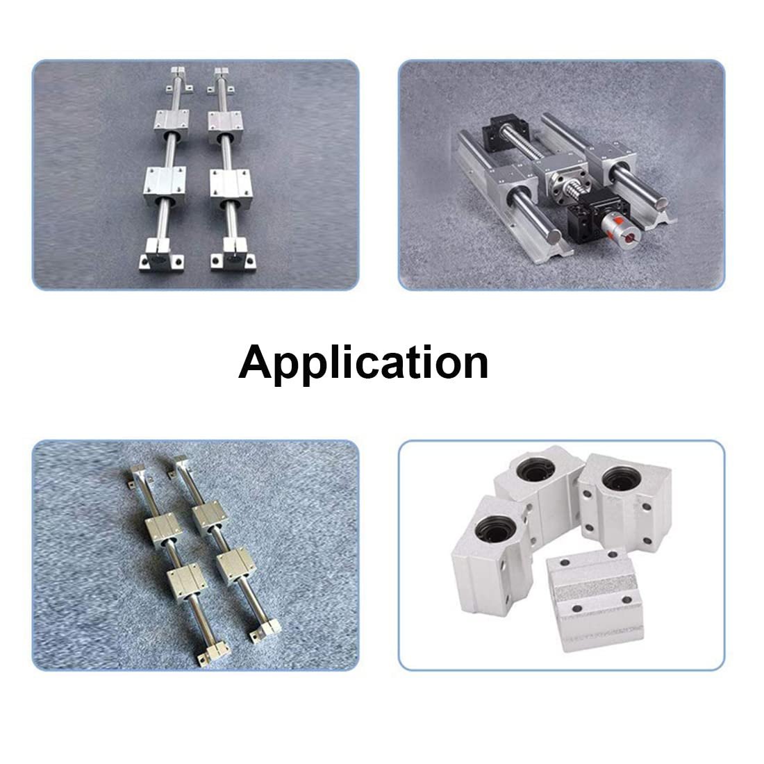 Dimensions coulisse linéaire SCS-UU